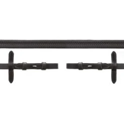 Schockemöhle Zügel Gummi Schwarz/Silber -Pferdebedarf Verkauf 1103 00021 gummizuegel zaumhaken black silver.8e6eb7