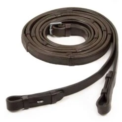 Schockemöhle Zügel Gummi Mit Stops Rose/Gold Warmblut -Pferdebedarf Verkauf 1103 00008 bridlereins rubber darkbrownsilver.e034b2