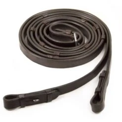 Schockemöhle Zügel Glatt Leder Mit Stops Schwarz/Silber -Pferdebedarf Verkauf 1103 00018 leatherreins darkbrownsilver.b2c585 1