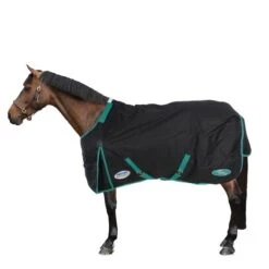 Weatherbeeta Winterdecke Green-Tec 900D Detach-A-Neck Heavy 360g Schwarz/Grün 125/175 -Pferdebedarf Verkauf 44736426 2.257e5f
