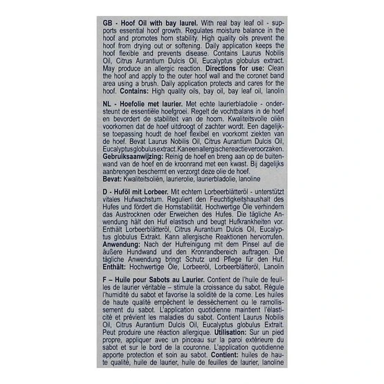 Harry's Horse Huföl Mit Lorbeer 1L 6 Harry's Horse Huföl Mit Lorbeer 1L - Image 4