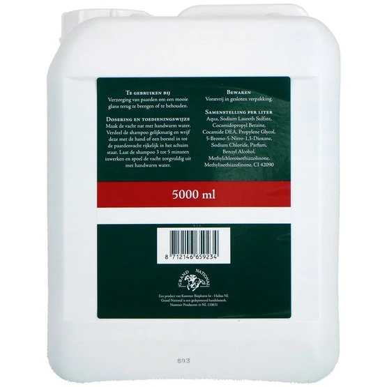 Grand National Shampoo Equipe 5l 4 Grand National Shampoo Equipe 5l - Image 2