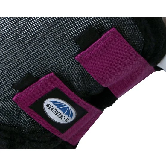 Weatherbeeta Fliegenmaske Comfitec Durable Mesh Mit Nase Schwarz/Lila 6 Weatherbeeta Fliegenmaske Comfitec Durable Mesh Mit Nase Schwarz/Lila - Image 4