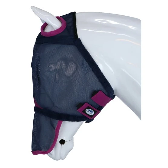 Weatherbeeta Fliegenmaske Comfitec Durable Mesh Mit Nase Schwarz/Lila 9 Weatherbeeta Fliegenmaske Comfitec Durable Mesh Mit Nase Schwarz/Lila - Image 7