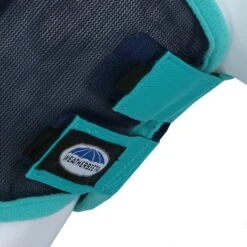Weatherbeeta Fliegenmaske Comfitec Fine Mesh Mit Nase Navy/Türkis -Pferdebedarf Verkauf agradi 446981653 4.548f96