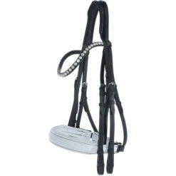 Döbert Kandare Flamengo Lack Und Crystal Schwarz