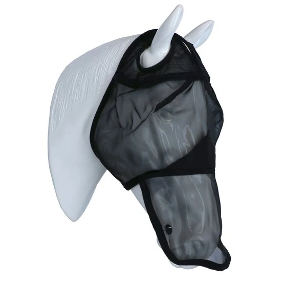 Horka Fliegenmaske Mit Nase Schwarz 3 Horka Fliegenmaske Mit Nase Schwarz