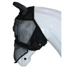 EQUITHÈME Fliegenmaske Confort Schwarz Warmblut -Pferdebedarf Verkauf agradi 44800996 3.e5923f