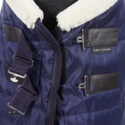 EQUITHÈME Stalldecke Teddy 200g Navy -Pferdebedarf Verkauf agradi 44810325 2.1dd709