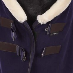 EQUITHÈME Fleecedecke Teddy Bordeaux/weiß -Pferdebedarf Verkauf agradi 44818286 2.da7b4d