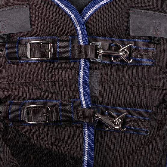 Weatherbeeta Winterdecke Comfitec Ultra Cozi II Detach-A-Neck Medium/Lite Charcoal/Blau/Weiß 4 Weatherbeeta Winterdecke Comfitec Ultra Cozi II Detach-A-Neck Medium/Lite Charcoal/Blau/Weiß - Image 2