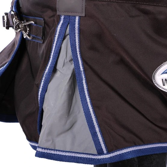 Weatherbeeta Winterdecke Comfitec Ultra Cozi II Detach-A-Neck Medium/Lite Charcoal/Blau/Weiß 8 Weatherbeeta Winterdecke Comfitec Ultra Cozi II Detach-A-Neck Medium/Lite Charcoal/Blau/Weiß - Image 6