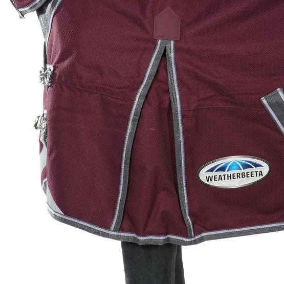 Weatherbeeta Winterdecke Comfitec Plus Dynamic II Combo Neck Medium/Lite Maroon/Grau/Weiß 9 Weatherbeeta Winterdecke Comfitec Plus Dynamic II Combo Neck Medium/Lite Maroon/Grau/Weiß - Image 7