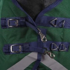 Weatherbeeta Comfitec Plus Dynamic II High Neck Medium/Lite Hunter/Navy -Pferdebedarf Verkauf agradi 44874164 2.5e3121