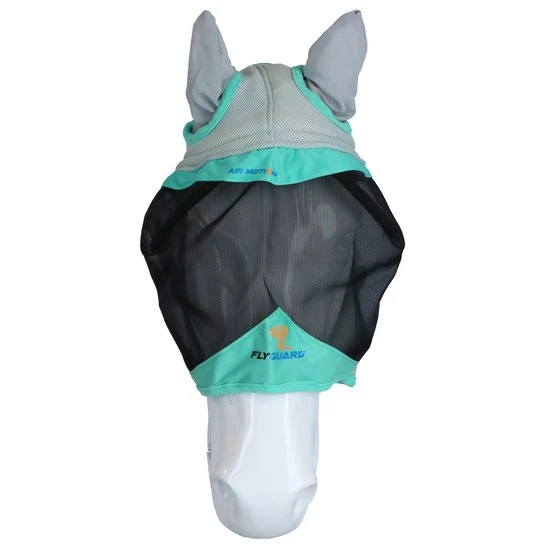 Shires Fliegenmaske Air Motion Mit Ohren Aqua 4 Shires Fliegenmaske Air Motion Mit Ohren Aqua - Image 2