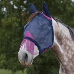 Weatherbeeta Fliegenmaske Comfitec Deluxe Durable Mesh Mit Ohren Und Fransen Navy/Lila 12 Weatherbeeta Fliegenmaske Comfitec Deluxe Durable Mesh Mit Ohren Und Fransen Navy/Lila -Pferdebedarf Verkauf agradi 44946874 4.0015f3