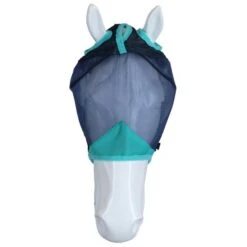 Weatherbeeta Fliegenmaske Comfitec Deluxe Fine Mesh Schwarz/Türkis -Pferdebedarf Verkauf agradi 44946898 2.18ff6e 1