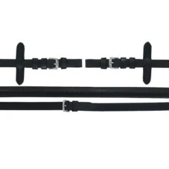 Star Zügel Gummi Schwarz Warmblut