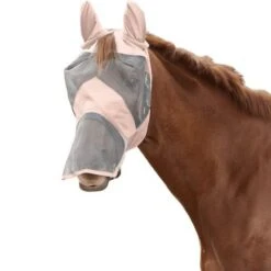 Waldhausen Fliegenmaske Premium Mit Ohren Und Nase Silber Grau -Pferdebedarf Verkauf agradi 44978540 4.a22857