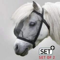 Waldhausen Fliegenmaske Basic 2-er Set Ohne Ohren Schwarz -Pferdebedarf Verkauf agradi 44978598 4.e84b48