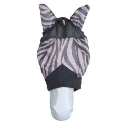 HKM Fliegenmaske Zebra Rose Rosa/Grau -Pferdebedarf Verkauf agradi 44986170 2.8d8fb1