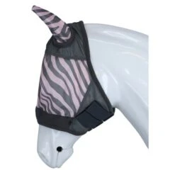 HKM Fliegenmaske Zebra Rose Rosa/Grau -Pferdebedarf Verkauf agradi 44986170 3.09bdbe