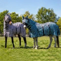 HKM Fliegenmaske Zebra Rose Rosa/Grau -Pferdebedarf Verkauf agradi 44986170 5.d04196