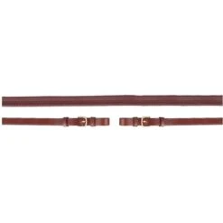 BR Gummizügel Eventa Tobacco/Gold Warmblut