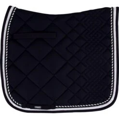 Catago Schabracke Diamond Dressur Schwarz/Weiß Full