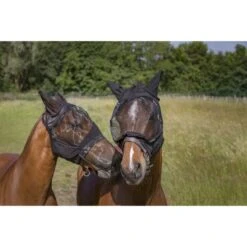EQUITHÈME Fliegenmaske Anti-UV 2IN1 Schwarz -Pferdebedarf Verkauf ekkia 306 913 203 ambi2.2a61d9