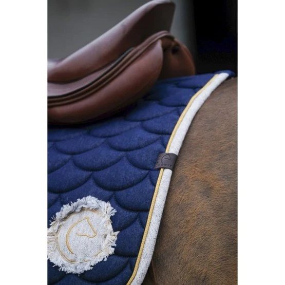 EQUITHÈME Schabracke Denim Springen Navy Warmblut 5 EQUITHÈME Schabracke Denim Springen Navy Warmblut - Image 3