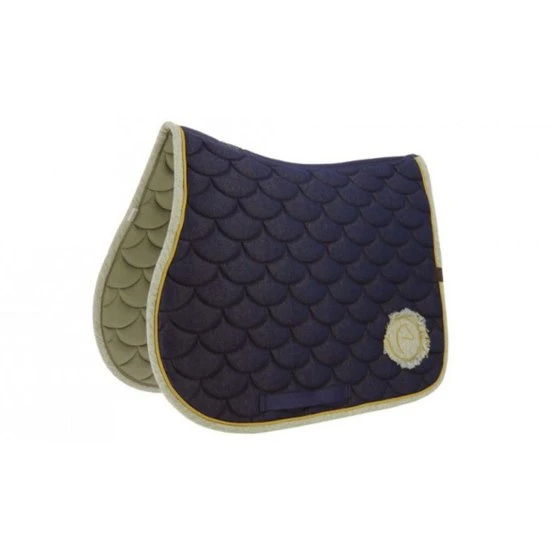 EQUITHÈME Schabracke Denim Springen Navy Warmblut 3 EQUITHÈME Schabracke Denim Springen Navy Warmblut