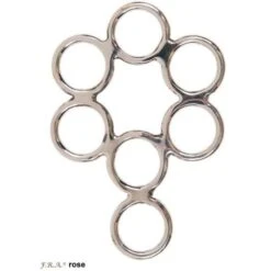 F.R.A. Hackamore Set Rose Set Edelstahl 14,5cm