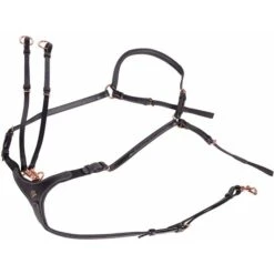 Harry's Horse Brustgeschirr Rosegold Schwarz 7 Harry's Horse Brustgeschirr Rosegold Schwarz -Pferdebedarf Verkauf hh 28300072 zwart 2.e2fb40