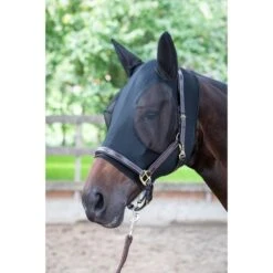 Harry's Horse Fliegenmaske SkinFit Mit Ohren Schwarz -Pferdebedarf Verkauf hh 31300016 zwart.a37368