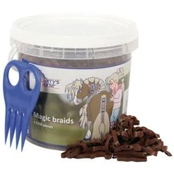 Harry's Horse Magic Braids Eimer Weiß -Pferdebedarf Verkauf hh 36000203 bruin.b7f8cb