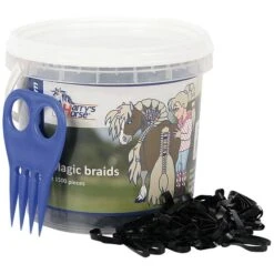 Harry's Horse Magic Braids Eimer Weiß -Pferdebedarf Verkauf hh 36000203 zwart.33f24f