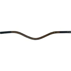 Horka Stirnriemen Colori Schwarzes Leder Sand