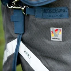 Rhino By Horseware HexSTOP Plus Varilayer Grau/Indigo -Pferdebedarf Verkauf hw aabpk2 jcbc rhino plus hexstop vl 23.08eb28