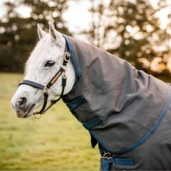 Rhino By Horseware HexSTOP Plus Varilayer Grau/Indigo -Pferdebedarf Verkauf hw aabpk2 jcbc rhino plus hexstop vl 27.446311