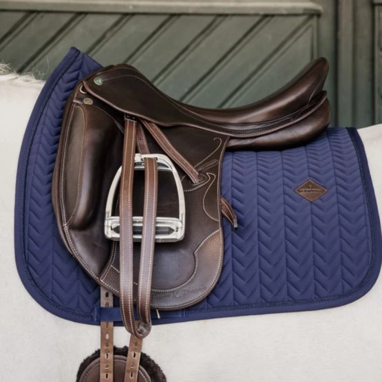 Kentucky Horsewear Schabracke Fishbone Dressur Navy Warmblut 3 Kentucky Horsewear Schabracke Fishbone Dressur Navy Warmblut