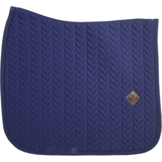 Kentucky Horsewear Schabracke Fishbone Dressur Navy Warmblut 5 Kentucky Horsewear Schabracke Fishbone Dressur Navy Warmblut - Image 3