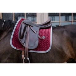 Kentucky Horsewear Kentucky Dressur Satteldecke Classic Konstrast Violett Warmblut -Pferdebedarf Verkauf kentucky 485a6725.e0e7d0