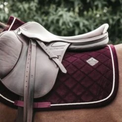 Kentucky Horsewear Kentucky Springsatteldecke Corduroy Bordeaux Warmblut