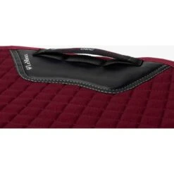 LeMieux Schabracke Prosport Plain Square D-Ring Dressur Weiß -Pferdebedarf Verkauf lemieux lm cottondressage burgundy7 hr.52a57a