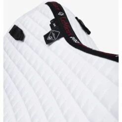 LeMieux Schabracke Prosport Plain Square D-Ring Dressur Weiß -Pferdebedarf Verkauf lemieux lm cottondressage white8 hr.ede00a