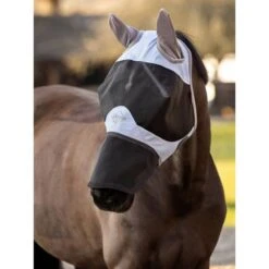 LeMieux Fliegenmaske Visor-Tek Full Wisteria -Pferdebedarf Verkauf lmx 3n6a0397 blackbinding copy.b565d5