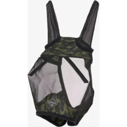 LeMieux Fliegenmaske Half Visor-Tek Camo Grün -Pferdebedarf Verkauf lmx lm visortek flymask camogreen half hr.303a12