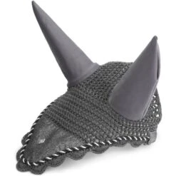 Mrs. Ros Fliegenhaube Glitter Grau