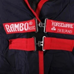 Rambo Original Turnout Medium 200g Navy/Rot 125/175 -Pferdebedarf Verkauf productagradi a10925761 1.252cb3